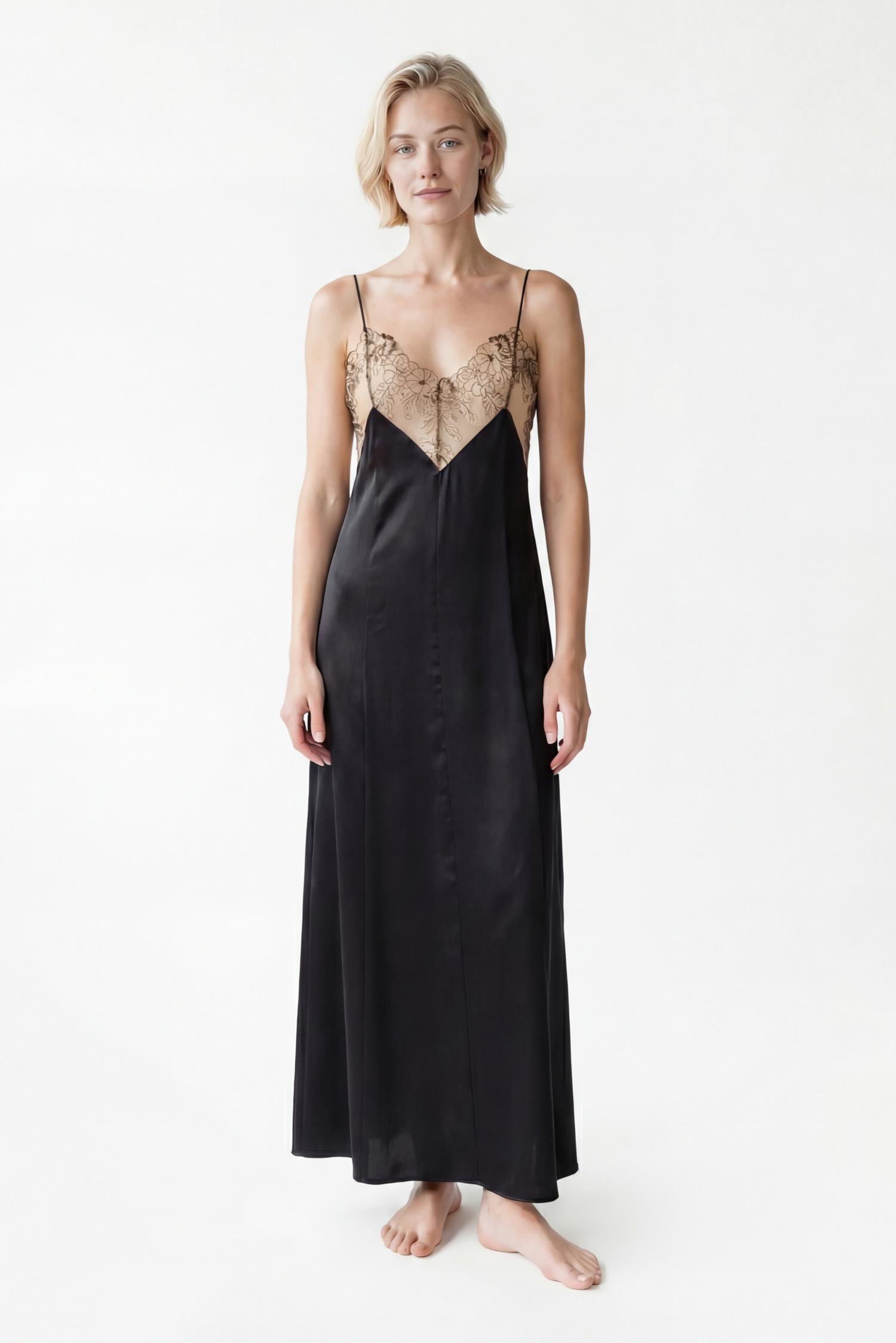 сорочка с кружевом night1